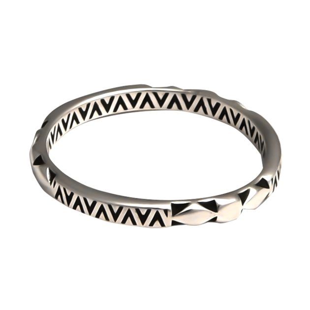 Tuareg Style Silver Band