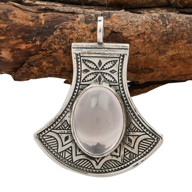 Tuareg Style Stone Pendant