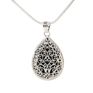 Cabochon Stone Jaali Pendant - Image 2