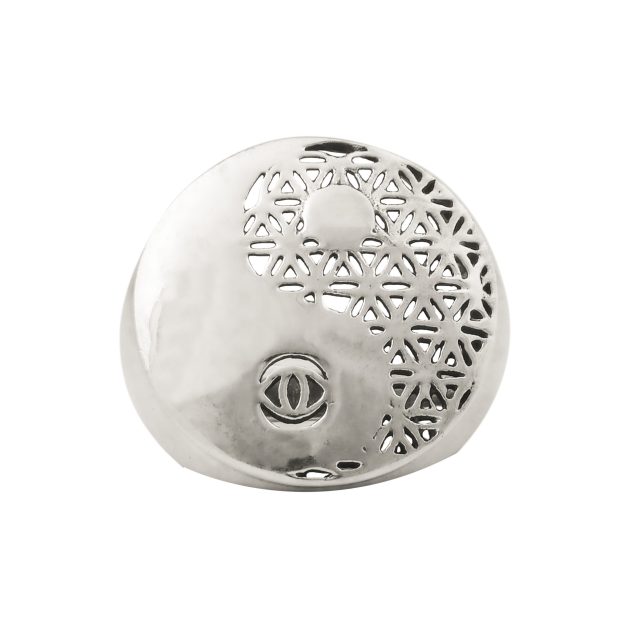 Yin-Yang Flower Of Life Ring