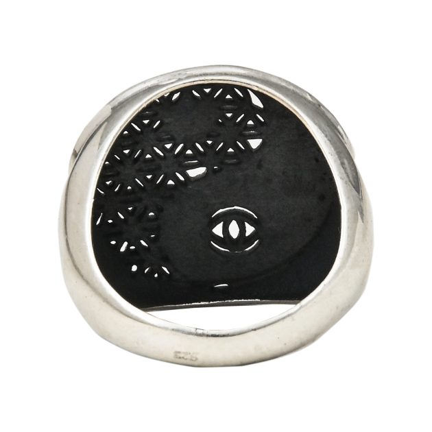 Yin-Yang Flower Of Life Ring