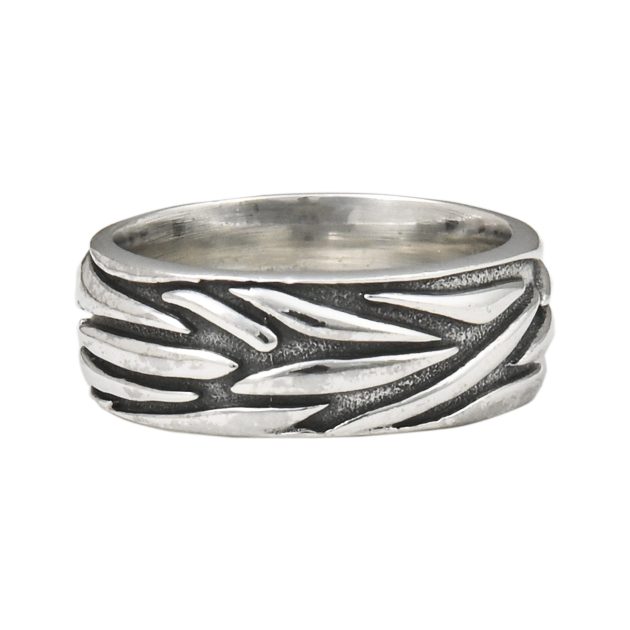 Textured Silver Ring