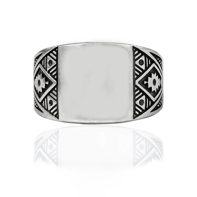 Tuareg Style Signet Ring