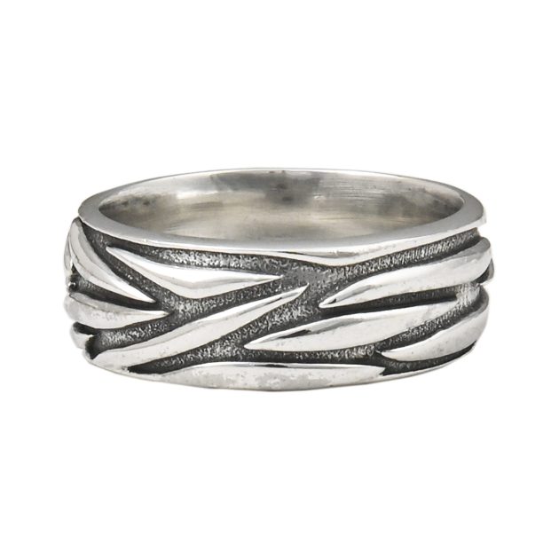 Textured Silver Ring