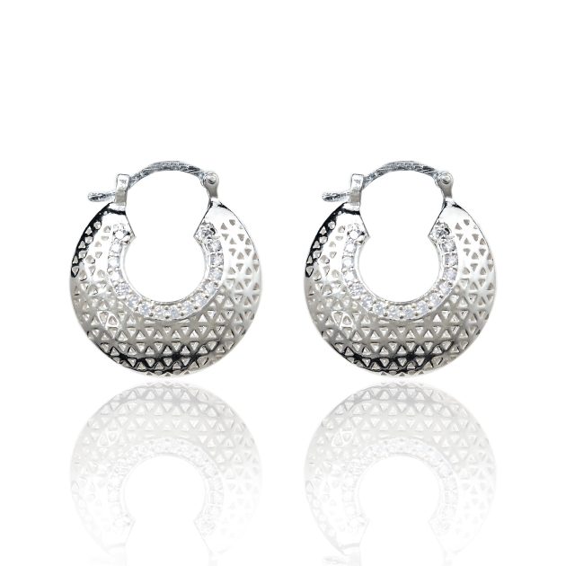 Flower Of Life Ear Hoops