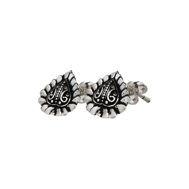 Indonesian Style Leaf Ear Studs