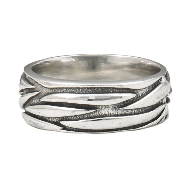 Textured Silver Ring