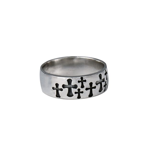 Cross Engraving Band