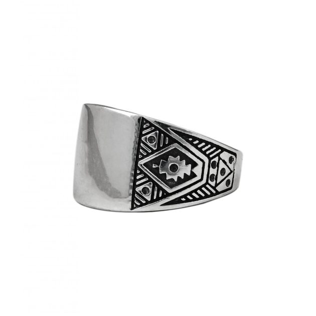 Tuareg Style Signet Ring