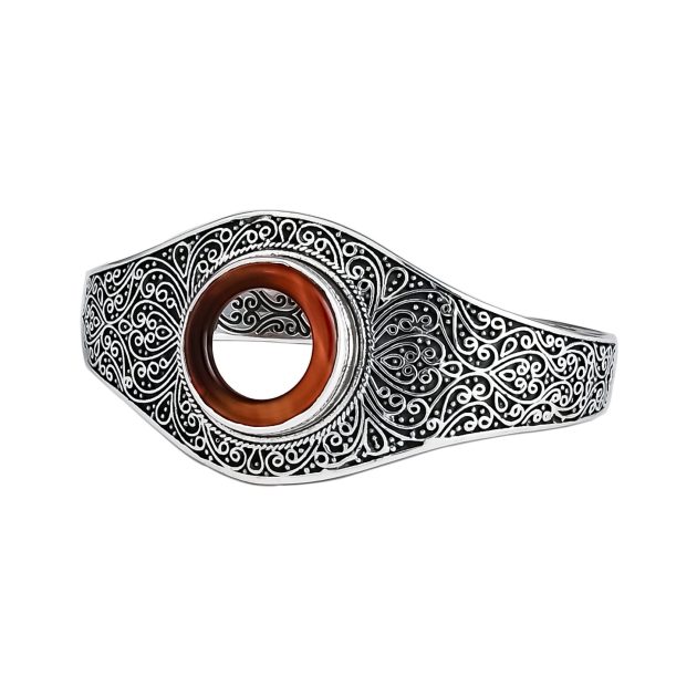 Designer Filigree Cuff Bangle