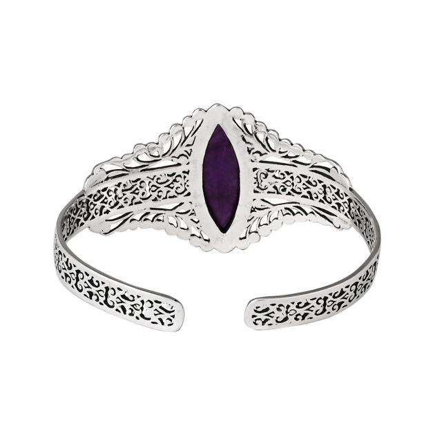 Designer Filigree Cuff Bangle