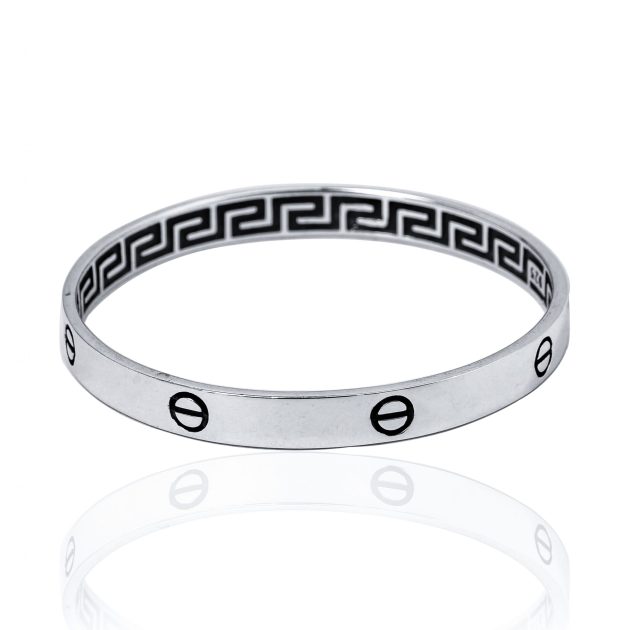 Designer Silver Bangle