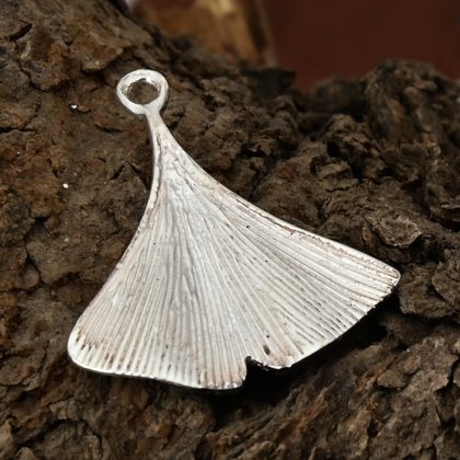 Ginkgo Leaf Charm