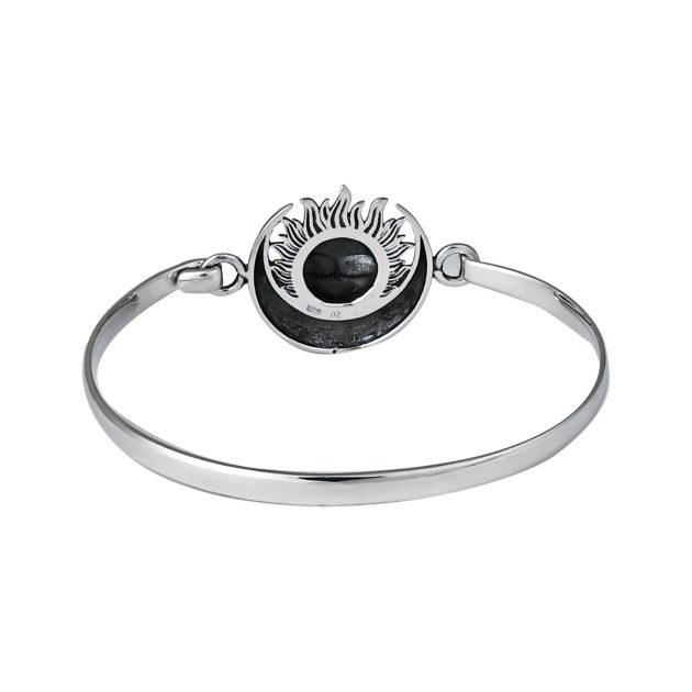 Sun & Moon Oval Bangle