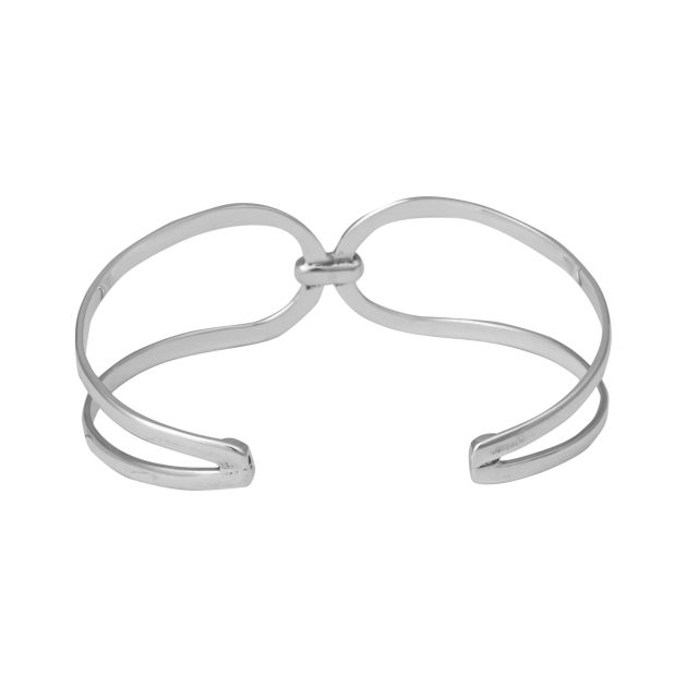 Designer Knotted Cuff Bangle