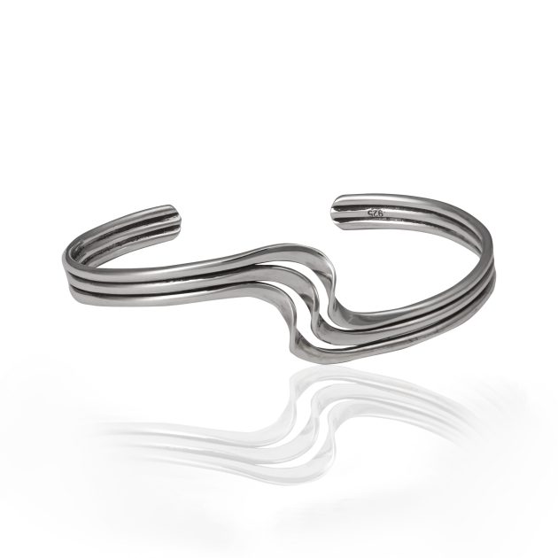 Designer Twisted Cuff Bangle