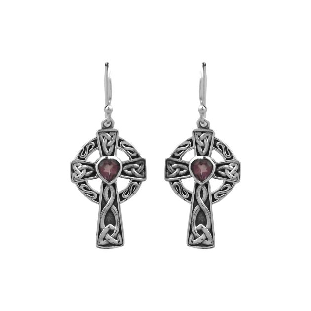 Celtic Cross Earrings