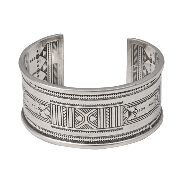 Tuareg Style Cuff Bangle