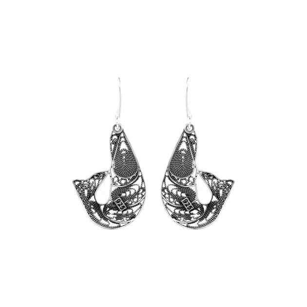 Filigree Fish Earrings