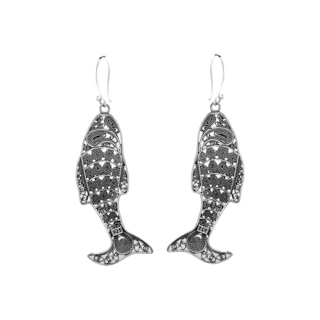 Filigree Fish Earrings