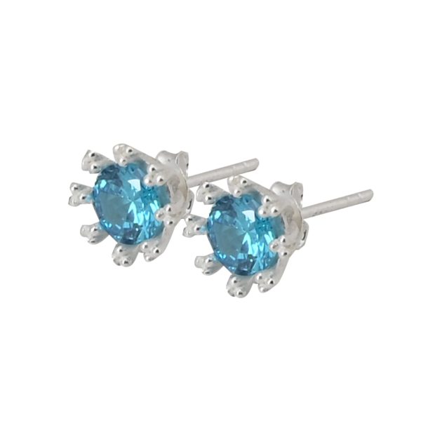 Cut Stone Ear Studs