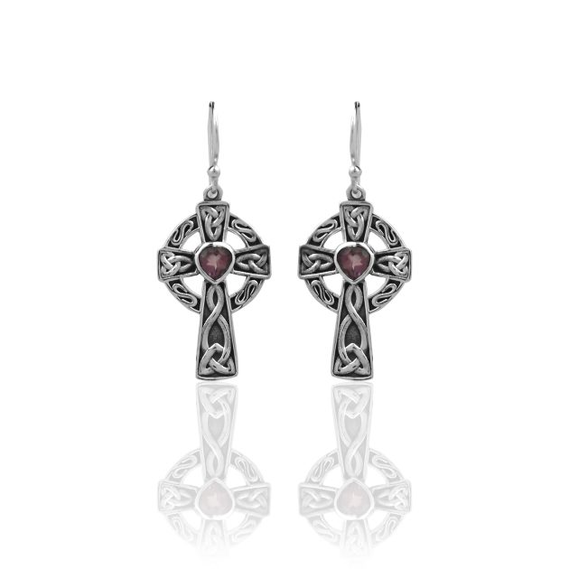 Celtic Cross Earrings