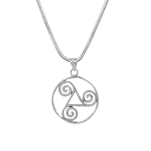 Silver Triskele Pendant