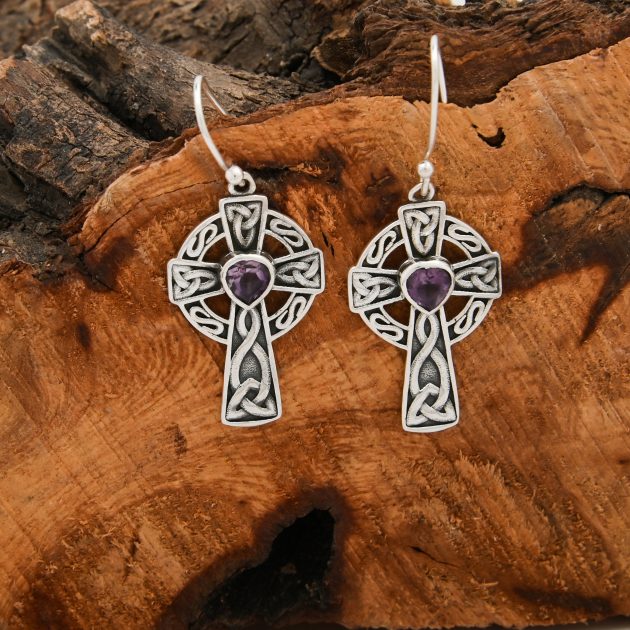 Celtic Cross Earrings