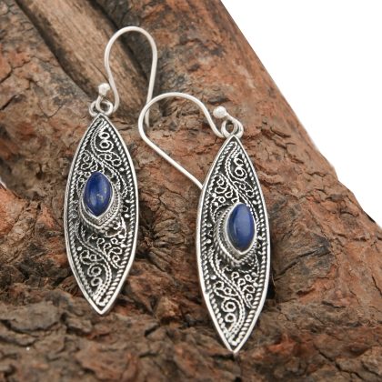 Filigree Stone Earrings