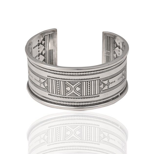 Tuareg Style Cuff Bangle