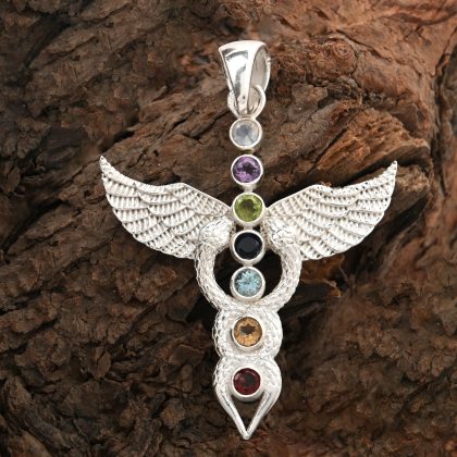 Winged Snakes Pendant