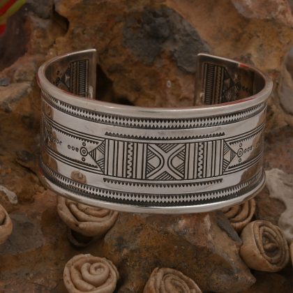 Tuareg Style Cuff Bangle