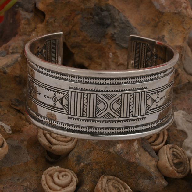 Tuareg Style Cuff Bangle