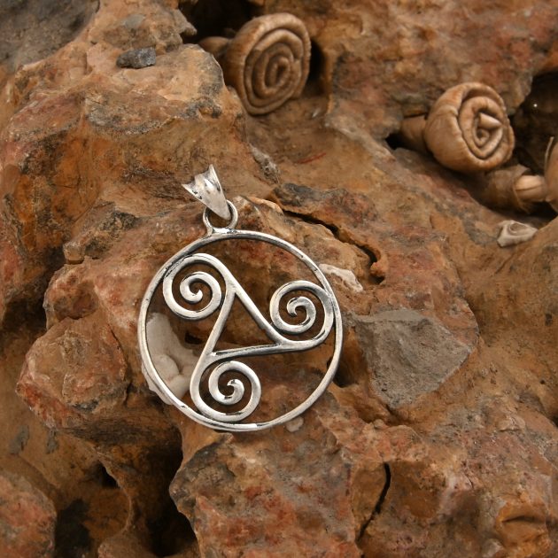 Silver Triskele Pendant