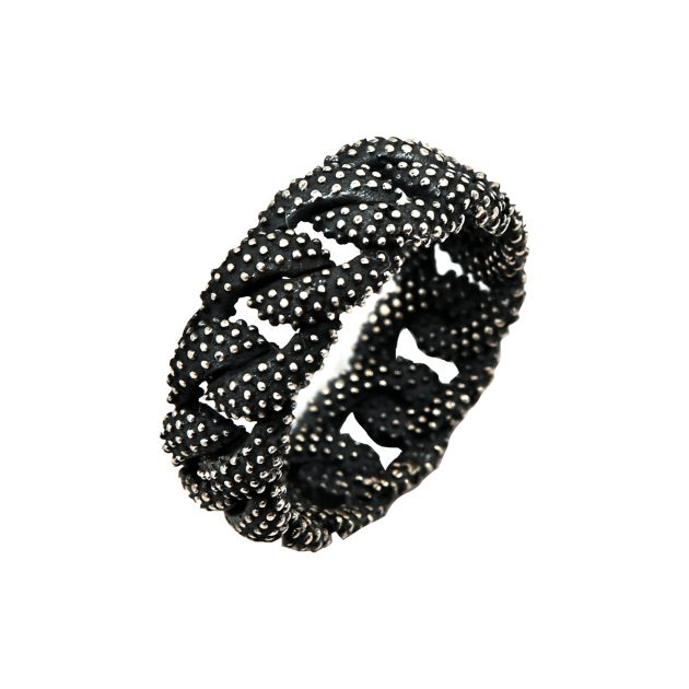 Textured Curb Chain Ring