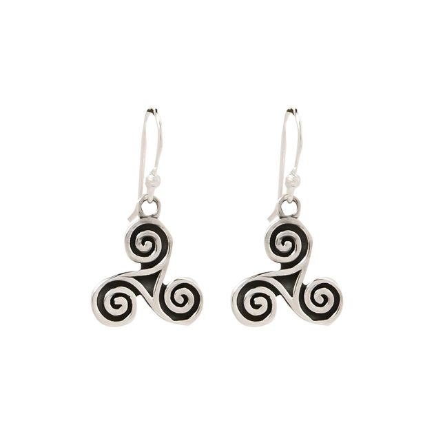 Celtic Triskele Earrings