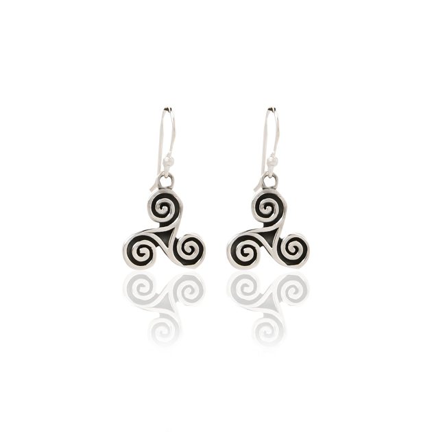 Celtic Triskele Earrings