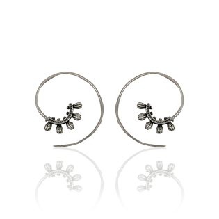 Indonesian Spiral Earrings