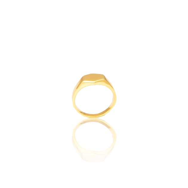 Gold Plated Signet Ring