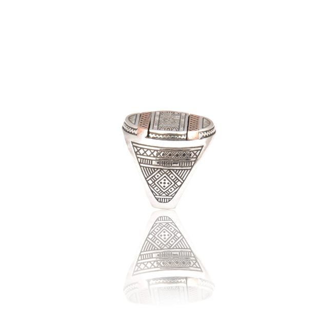 Dual Tone Tuareg Ring