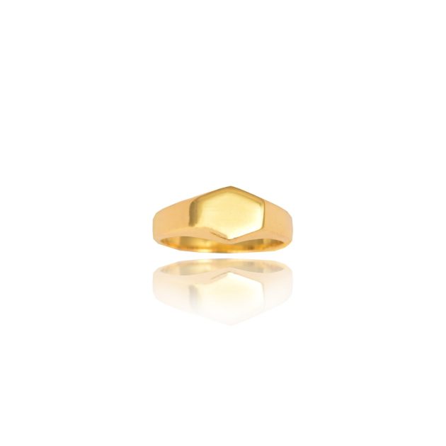 Gold Plated Signet Ring