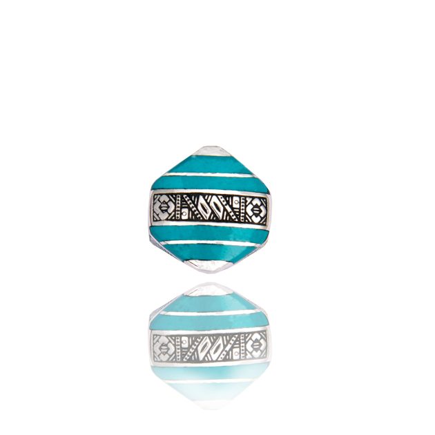 Tuareg Style Inlay Ring