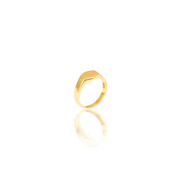 Gold Plated Signet Ring