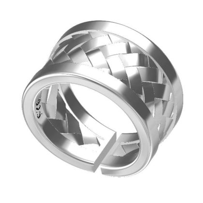 Woven Texture Ring Adjustable