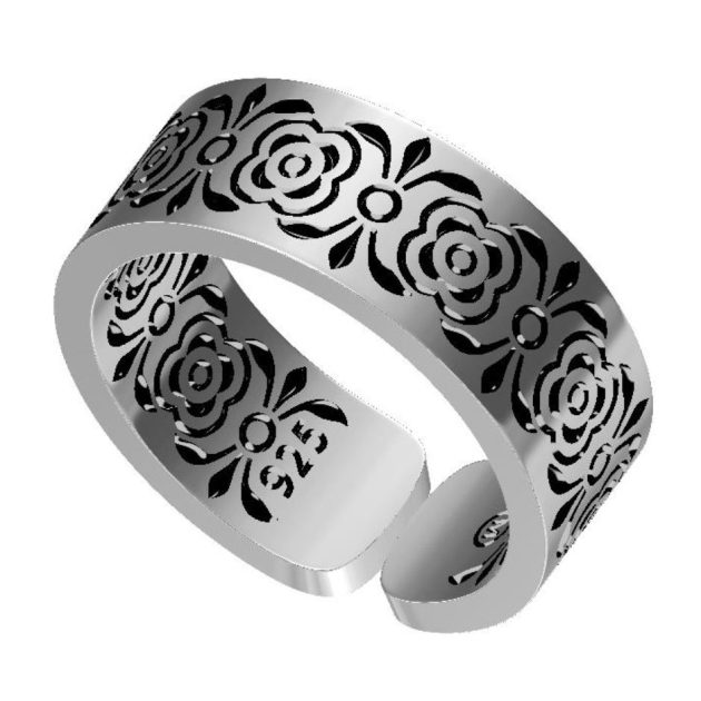 Floral Band Adjustable