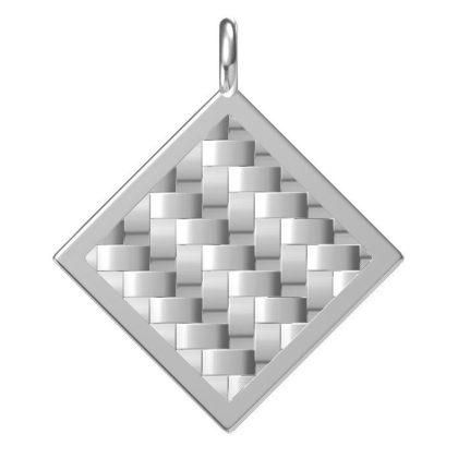 Woven Texture Pendant