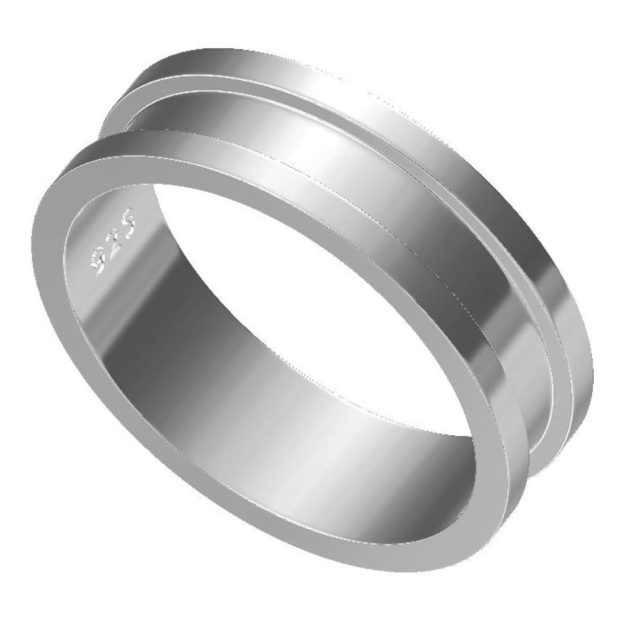 Plain Silver Band