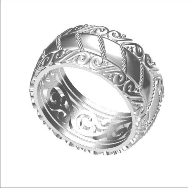 Designer Silver Band