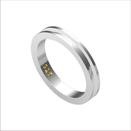 Plain Silver Band