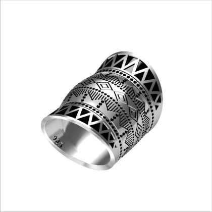 Designer Tuareg Style Ring